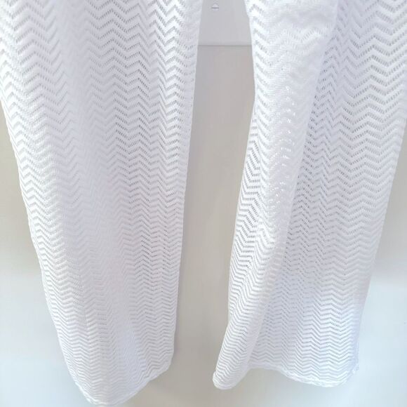 CALVIN KLEIN Women's Wide-Leg Beach Cover-Up Pants, Chevron Wide Leg M, L - Picture 10 of 15